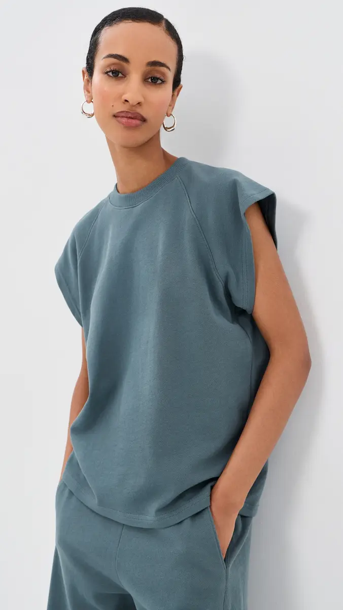 Tibi Lightweight Easy Sweatshirt Top | Thumbnail 3 Tibi Lightweight Easy Sweatshirt Top | Thumbnail 3