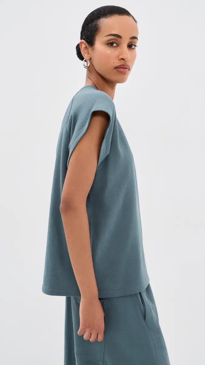 Tibi Lightweight Easy Sweatshirt Top | Thumbnail 5 Tibi Lightweight Easy Sweatshirt Top | Thumbnail 5
