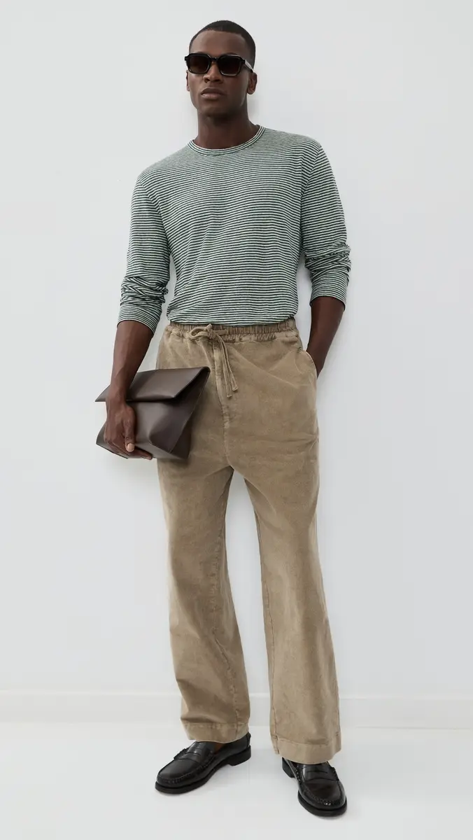 OFFICINE GÉNÉRALE Fernand Washed Corduroy Pants | Thumbnail 5 OFFICINE GÉNÉRALE Fernand Washed Corduroy Pants | Thumbnail 5