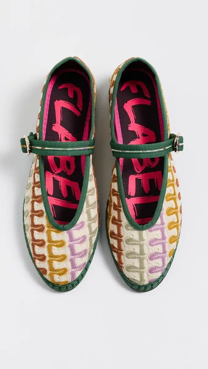 Flabelus Pierre Twist Mary Jane Flats | Thumbnail 5 Flabelus Pierre Twist Mary Jane Flats | Thumbnail 5