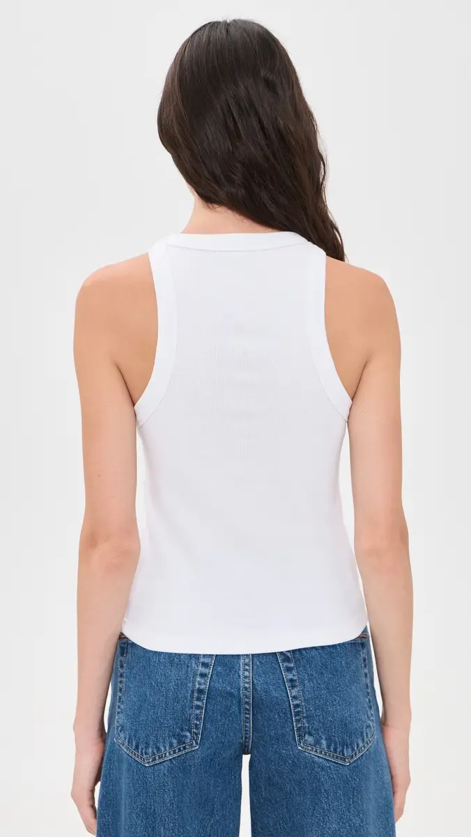DL1961 High Neck Ribbed Tank | Thumbnail 3