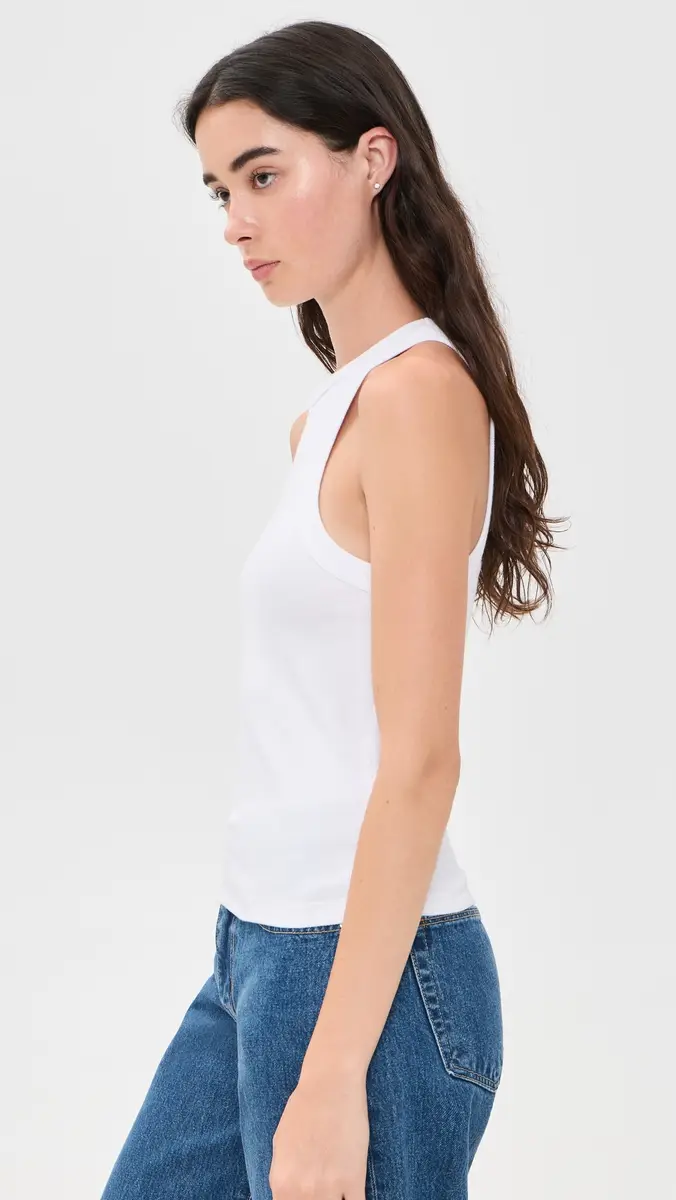 DL1961 High Neck Ribbed Tank | Thumbnail 4