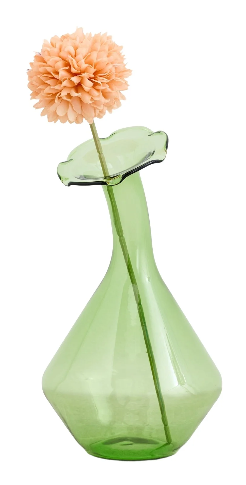 Tizo Design Glass Angled Neck Large Vase