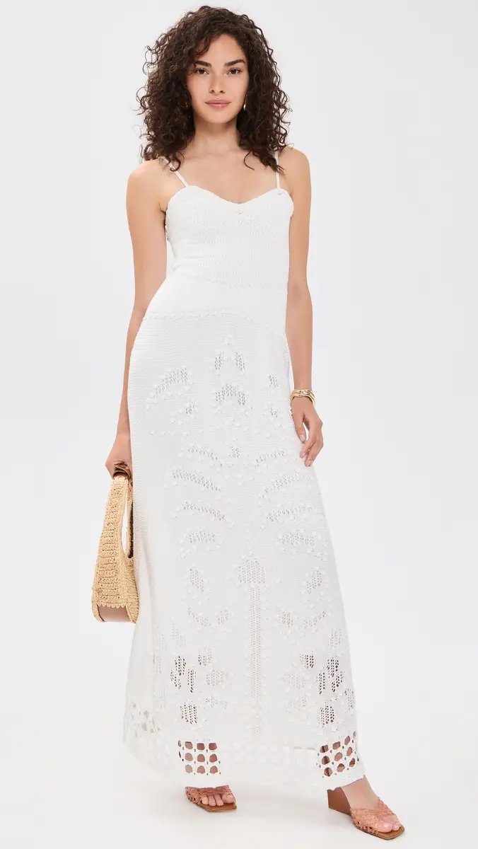 Farm Rio Palm Tree Knit Midi Dress | Thumbnail 2 Farm Rio Palm Tree Knit Midi Dress | Thumbnail 2