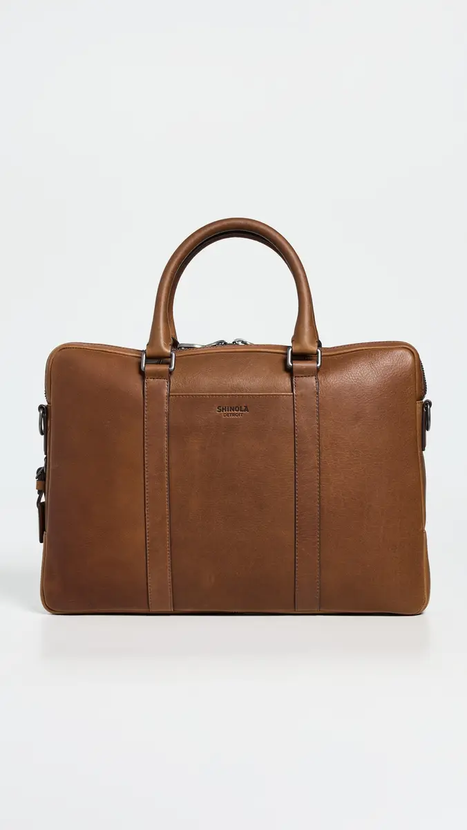 Shinola Navigator Leather Briefcase | Thumbnail 2 Shinola Navigator Leather Briefcase | Thumbnail 2