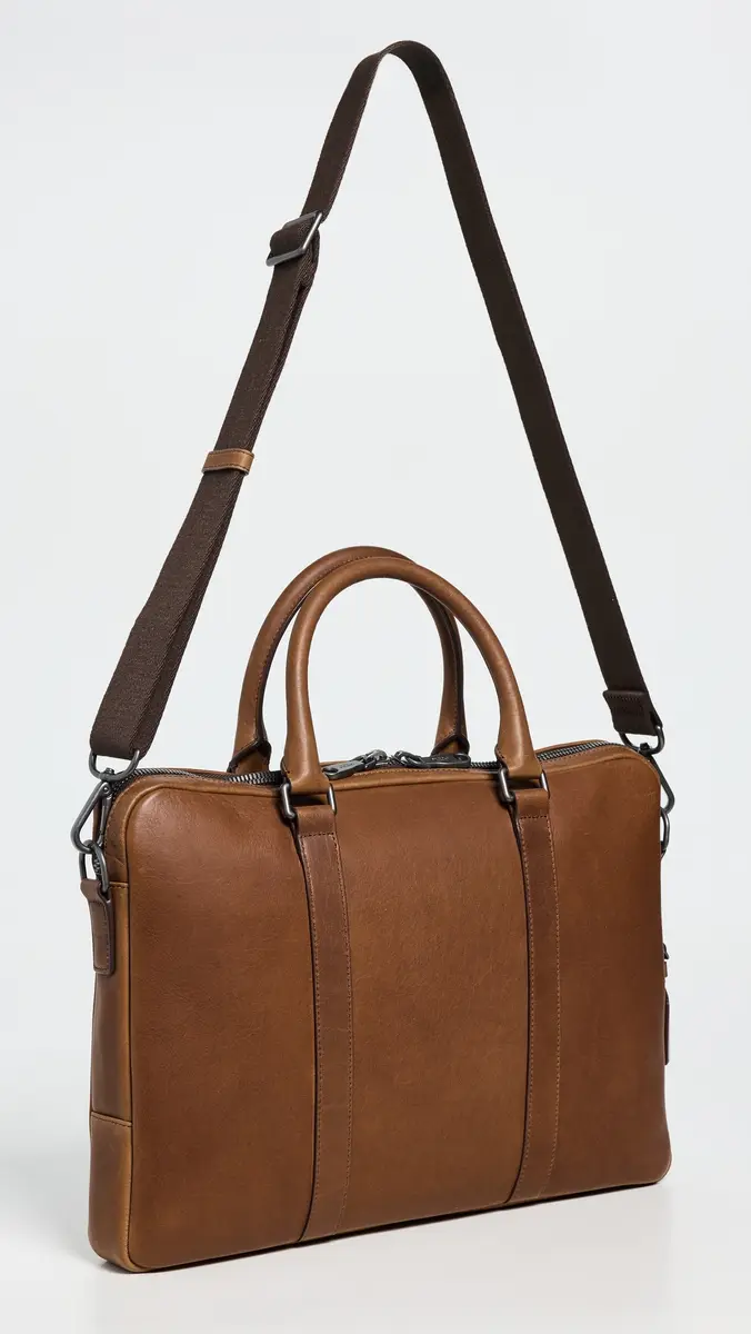 Shinola Navigator Leather Briefcase | Thumbnail 4 Shinola Navigator Leather Briefcase | Thumbnail 4