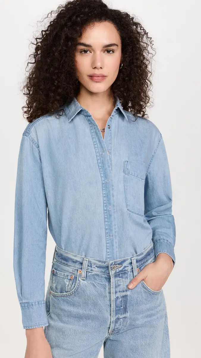 AYR The Denim Deep End Button Down Shirt | Thumbnail 5 AYR The Denim Deep End Button Down Shirt | Thumbnail 5