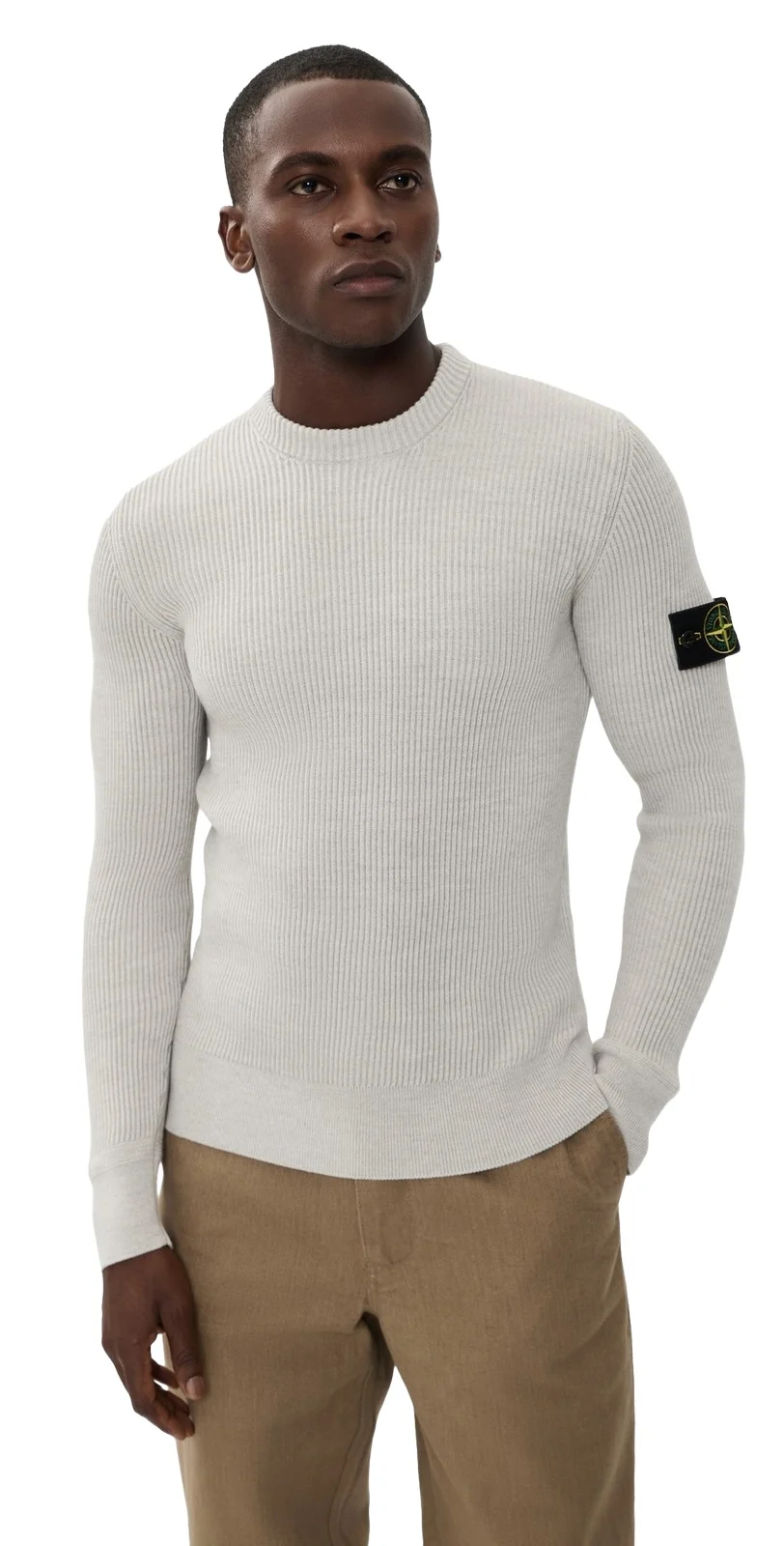 Stone Island Rib Crew Neck Sweater
