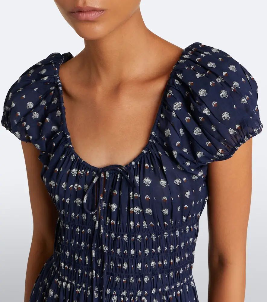 DÔEN Dôen Quinn printed cotton poplin midi dress | Thumbnail 6 DÔEN Dôen Quinn printed cotton poplin midi dress | Thumbnail 6