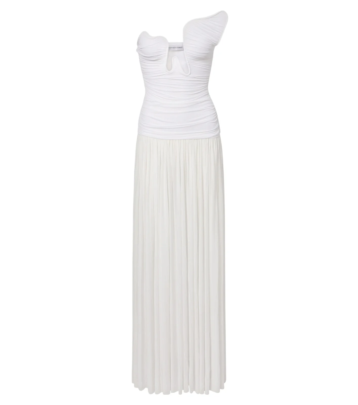 Salacia ruched bustier gown