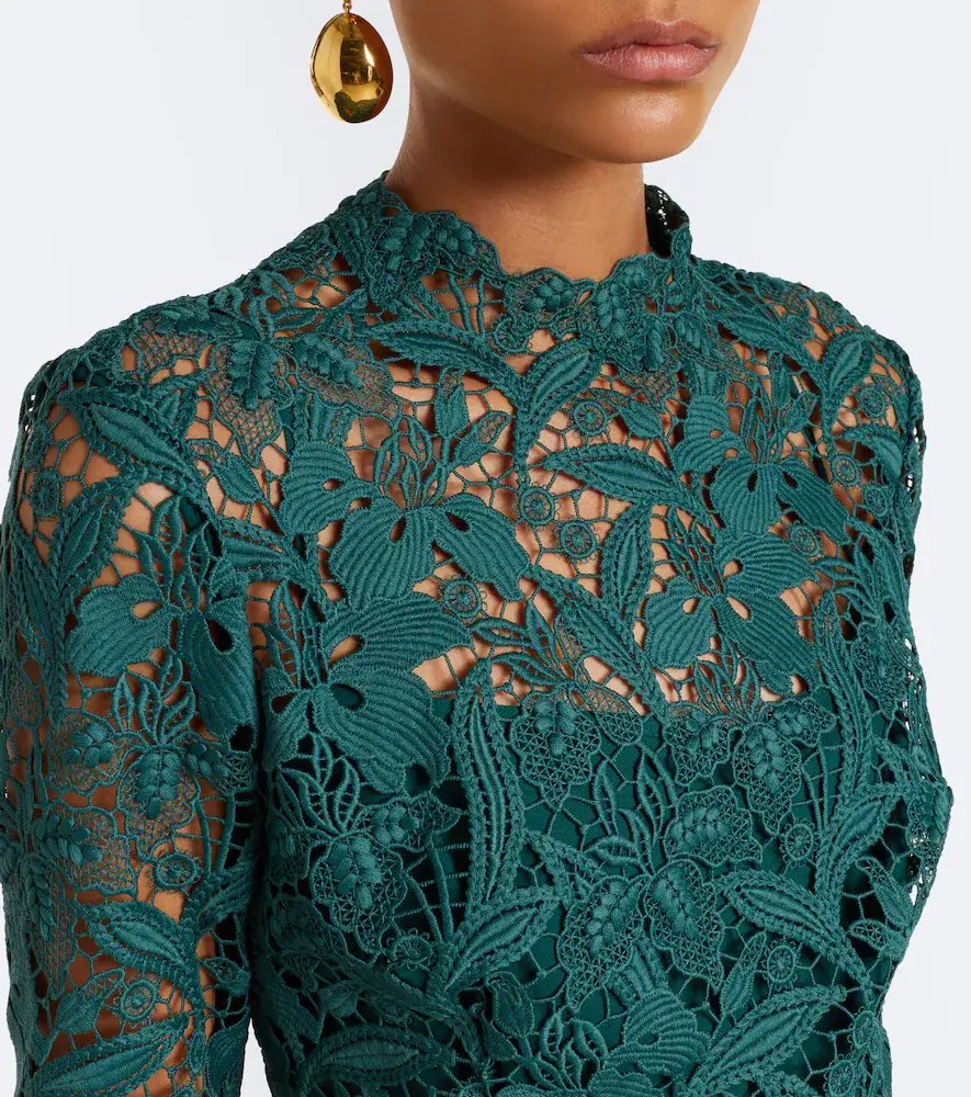 MONIQUE LHUILLIER Lace minidress | Thumbnail 3 MONIQUE LHUILLIER Lace minidress | Thumbnail 3