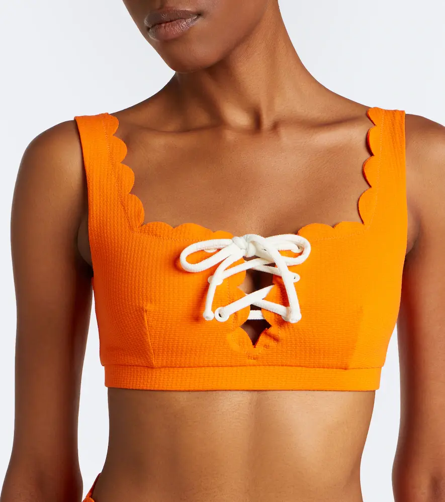Marysia Palm Springs scalloped bikini top | Thumbnail 3