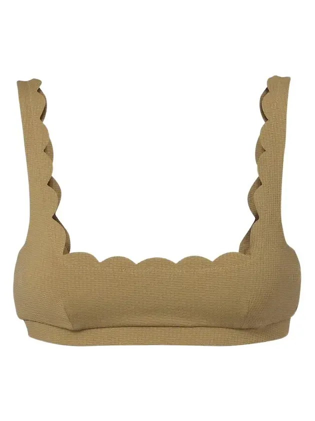 Mini Palm Springs scalloped bikini top