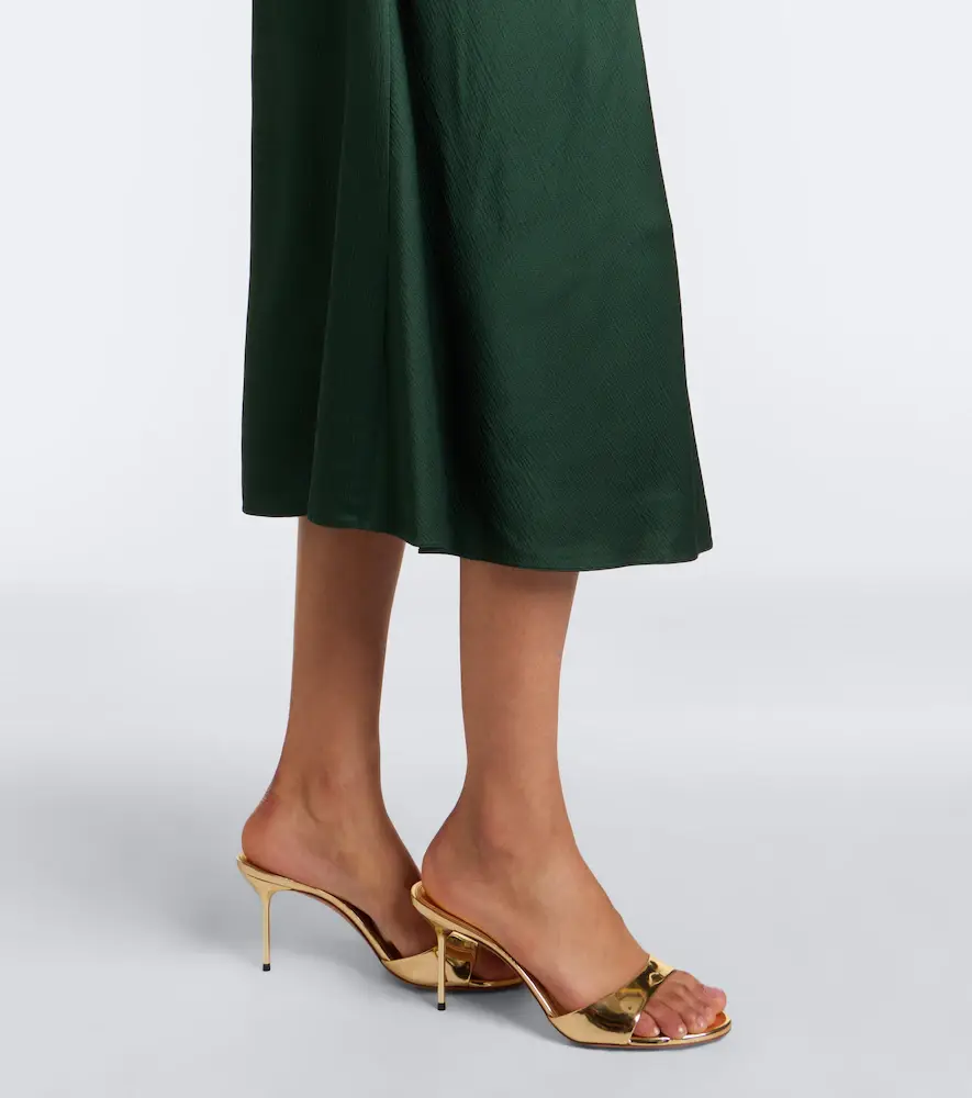 Erdem Floral-appliqué satin seersucker midi dress | Thumbnail 4 Erdem Floral-appliqué satin seersucker midi dress | Thumbnail 4