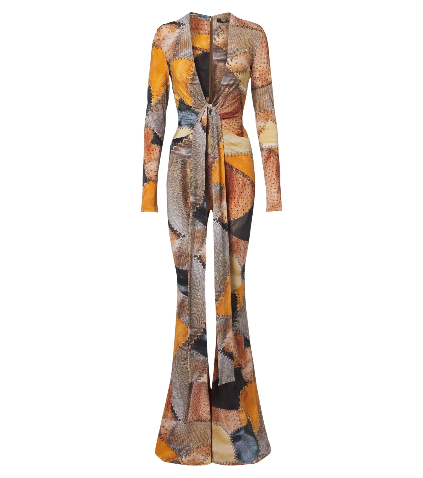 Trompe l'ail flared jumpsuit Trompe l'ail flared jumpsuit