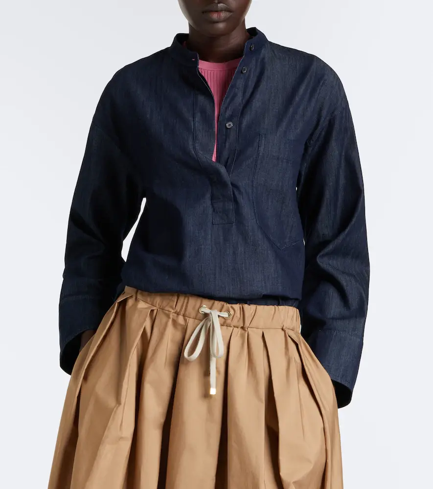 'S Max Mara 'S Max Mara Denim top | Thumbnail 2 'S Max Mara 'S Max Mara Denim top | Thumbnail 2