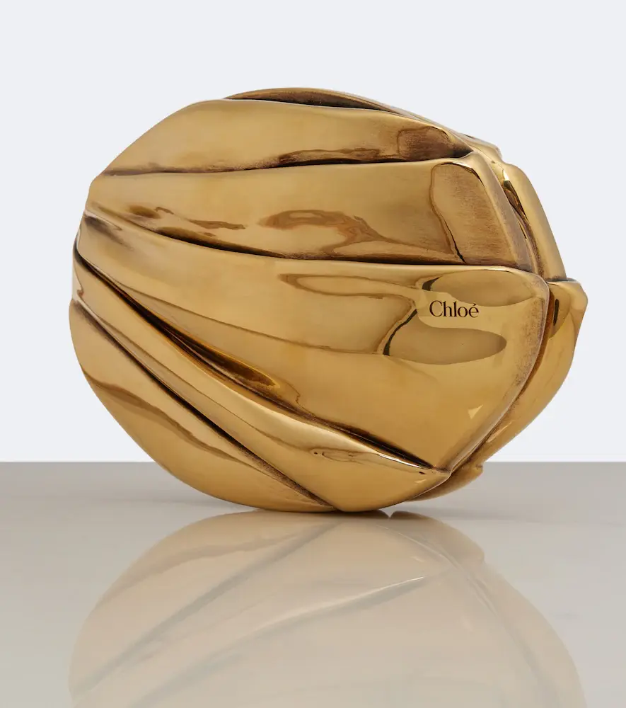 Chloe Chloé Chloé Plissé clutch | Thumbnail 3 Chloe Chloé Chloé Plissé clutch | Thumbnail 3