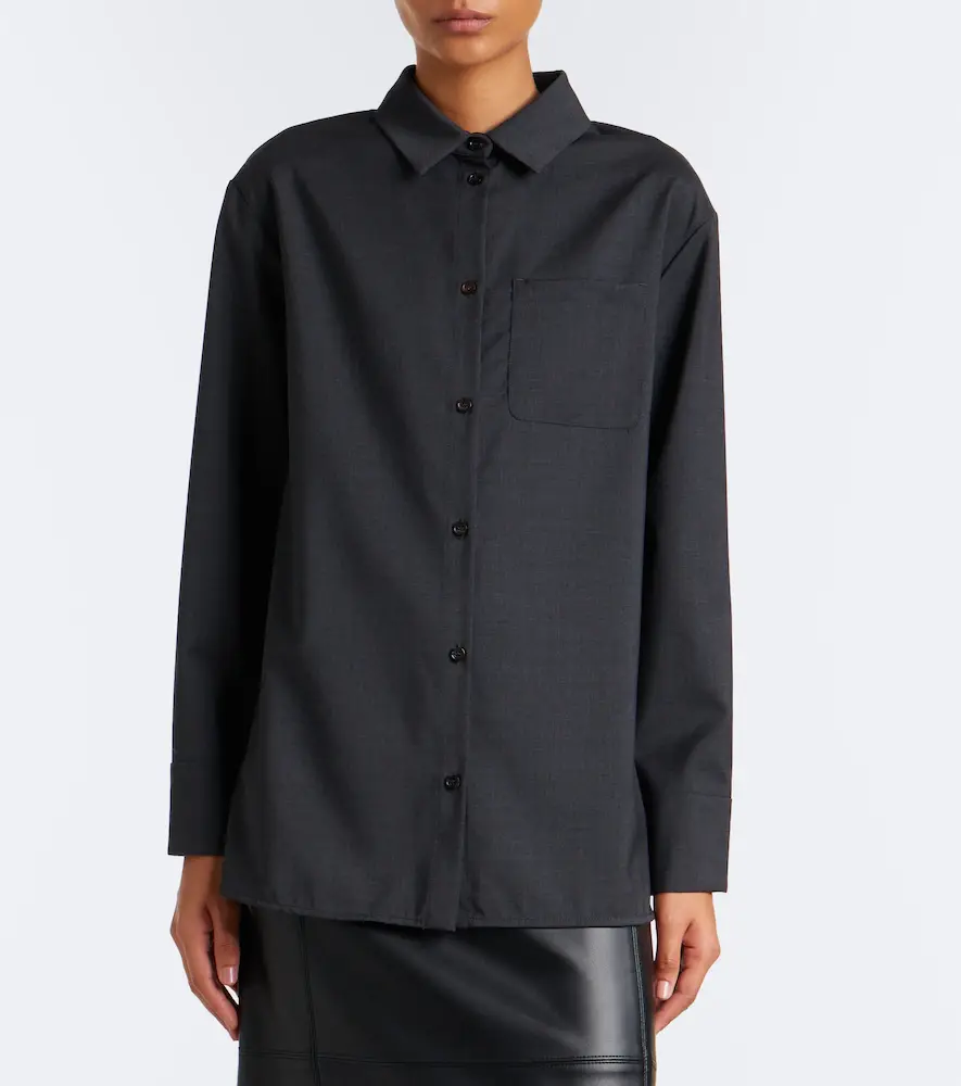'S Max Mara 'S Max Mara Virgin wool shirt | Thumbnail 3 'S Max Mara 'S Max Mara Virgin wool shirt | Thumbnail 3