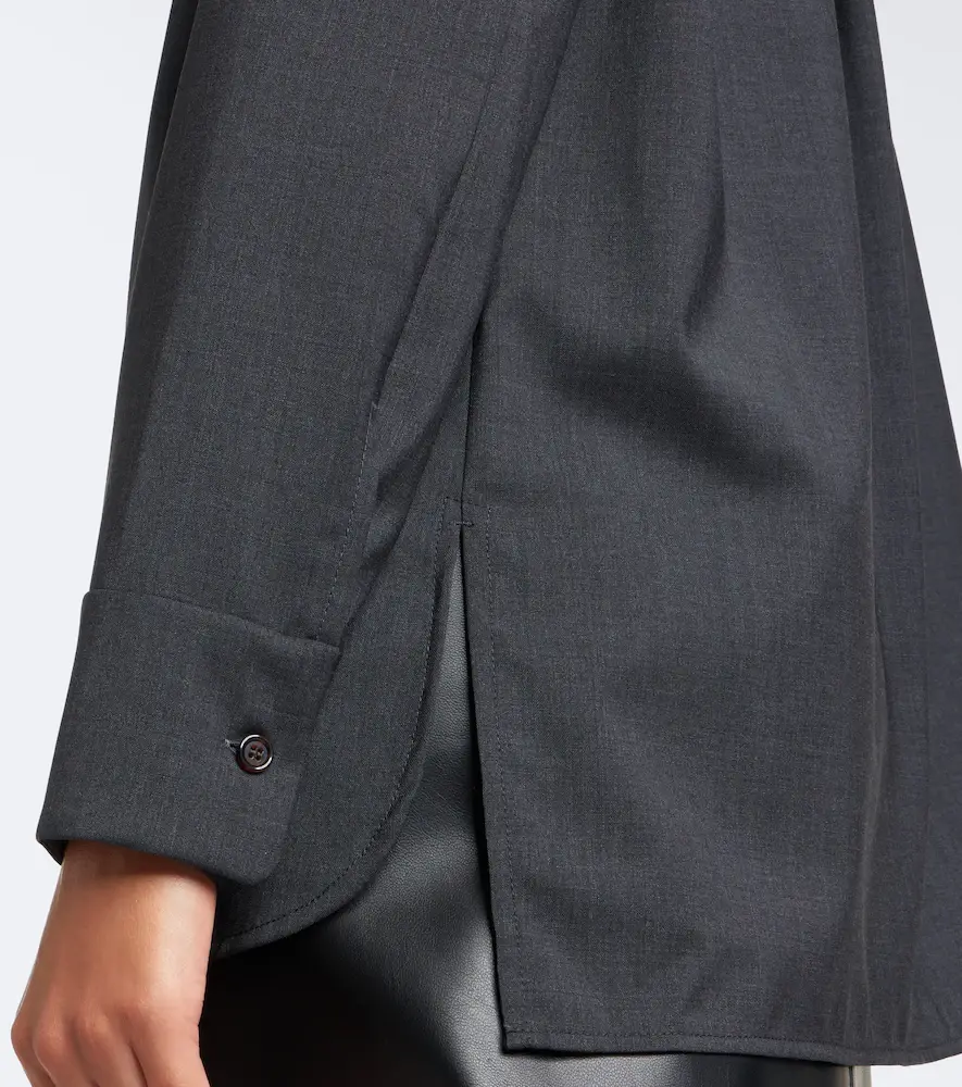 'S Max Mara 'S Max Mara Virgin wool shirt | Thumbnail 4 'S Max Mara 'S Max Mara Virgin wool shirt | Thumbnail 4