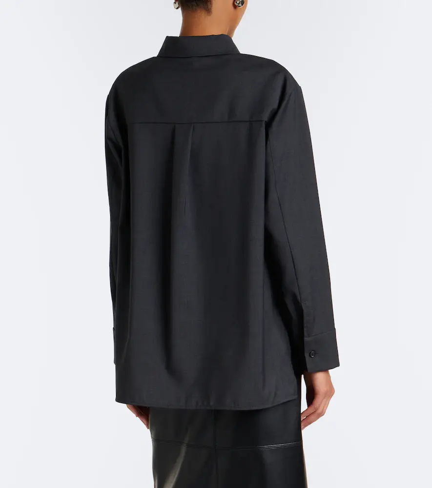 'S Max Mara 'S Max Mara Virgin wool shirt | Thumbnail 7 'S Max Mara 'S Max Mara Virgin wool shirt | Thumbnail 7