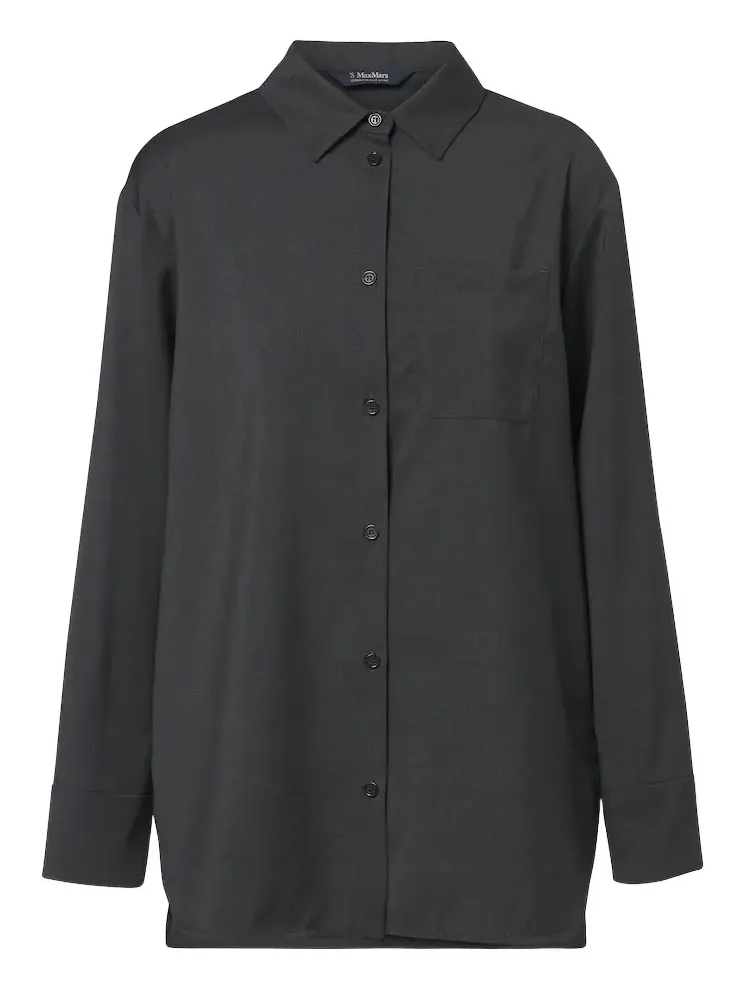 'S Max Mara Virgin wool shirt 'S Max Mara Virgin wool shirt