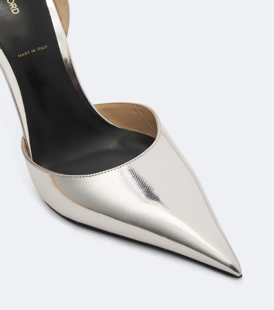 Tom Ford Metallic leather pumps | Thumbnail 3