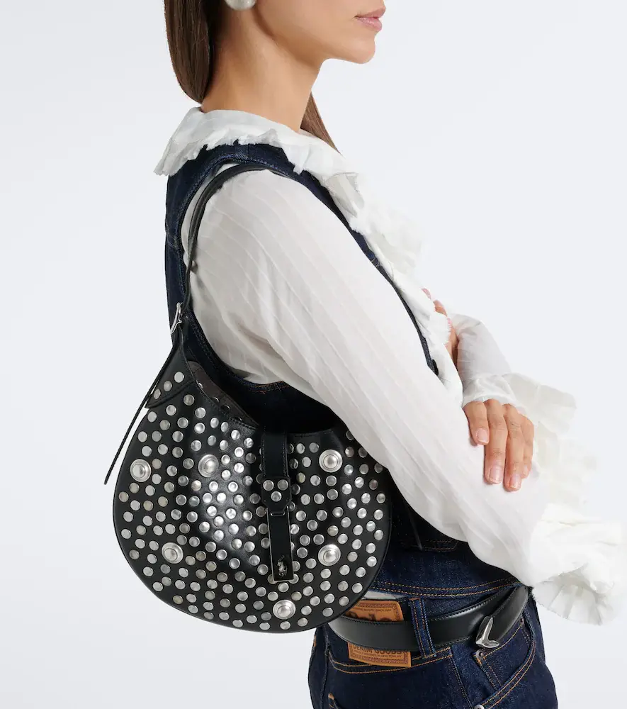 Polo Ralph Lauren Polo ID Small studded leather shoulder bag | Thumbnail 4 Polo Ralph Lauren Polo ID Small studded leather shoulder bag | Thumbnail 4
