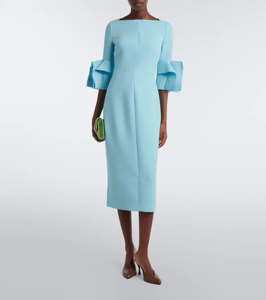Roksanda Eryl cady midi dress | Thumbnail 3 Roksanda Eryl cady midi dress | Thumbnail 3
