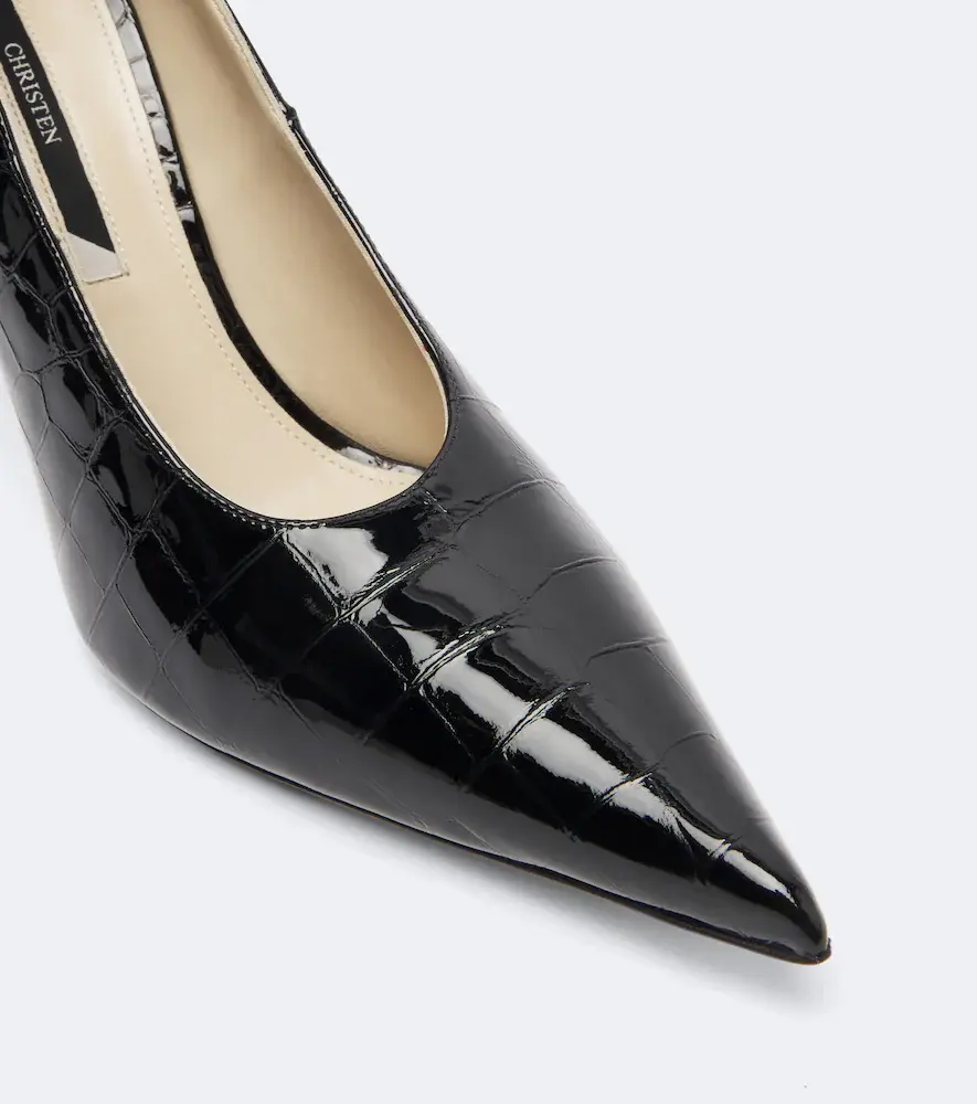 CHRISTEN Helix snake-effect leather pumps | Thumbnail 3 CHRISTEN Helix snake-effect leather pumps | Thumbnail 3
