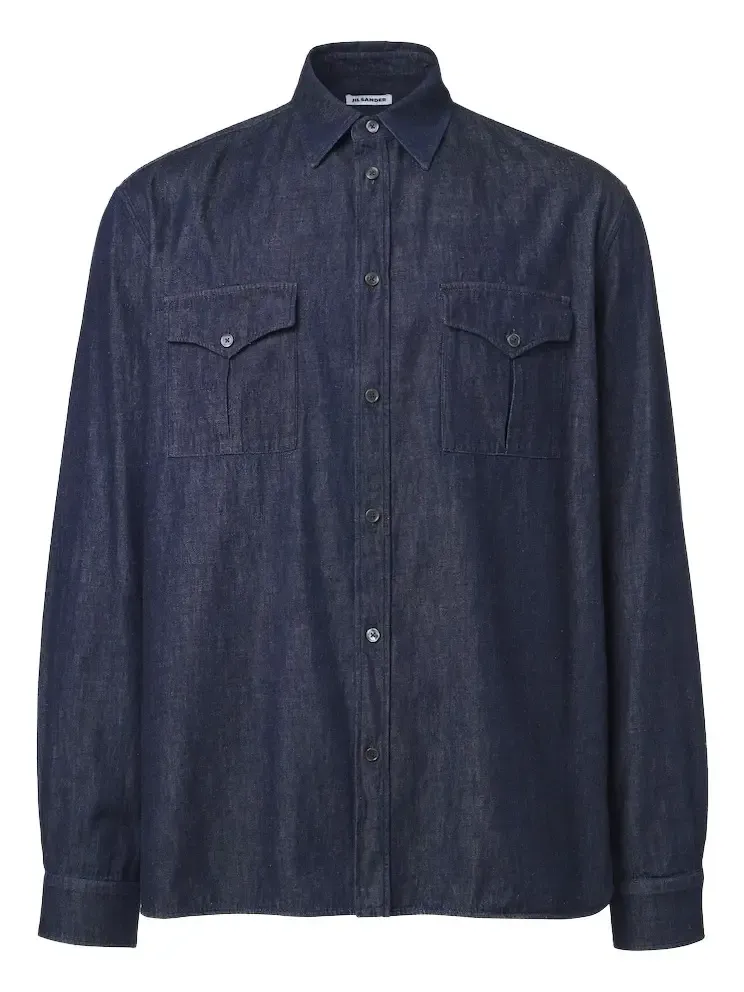 Cotton chambray shirt