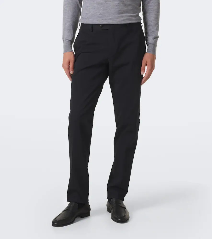 Lardini Cotton-blend slim pants | Thumbnail 5