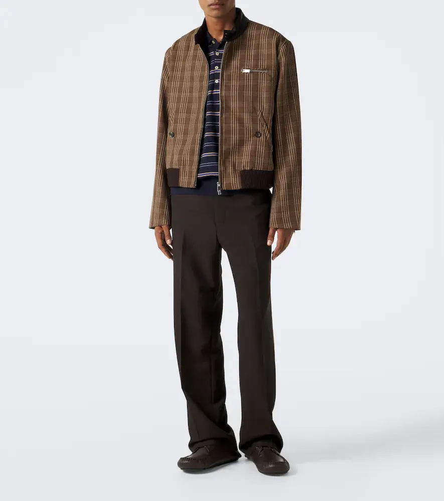 Wales Bonner Beam striped wool polo sweater | Thumbnail 3