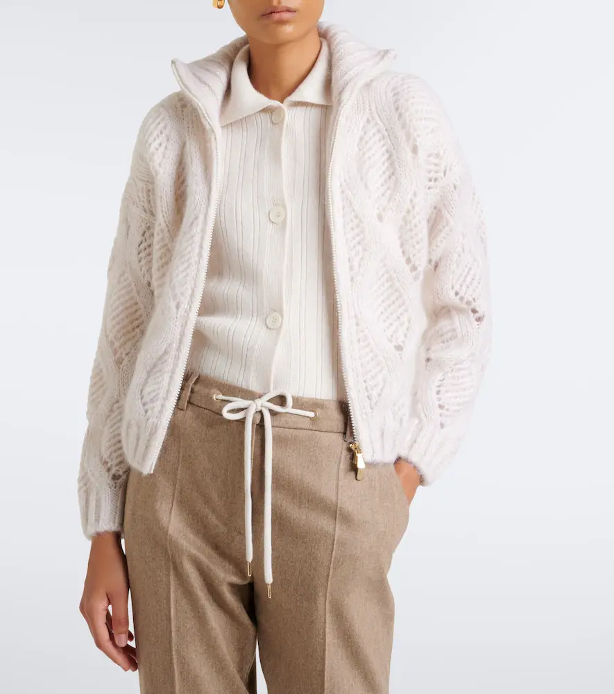 ELEVENTY Mohair and silk zip-up cardigan | Thumbnail 2 ELEVENTY Mohair and silk zip-up cardigan | Thumbnail 2