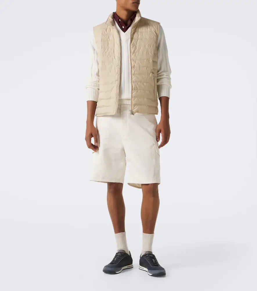 Brunello Cucinelli Leather-trimmed sneakers | Thumbnail 7