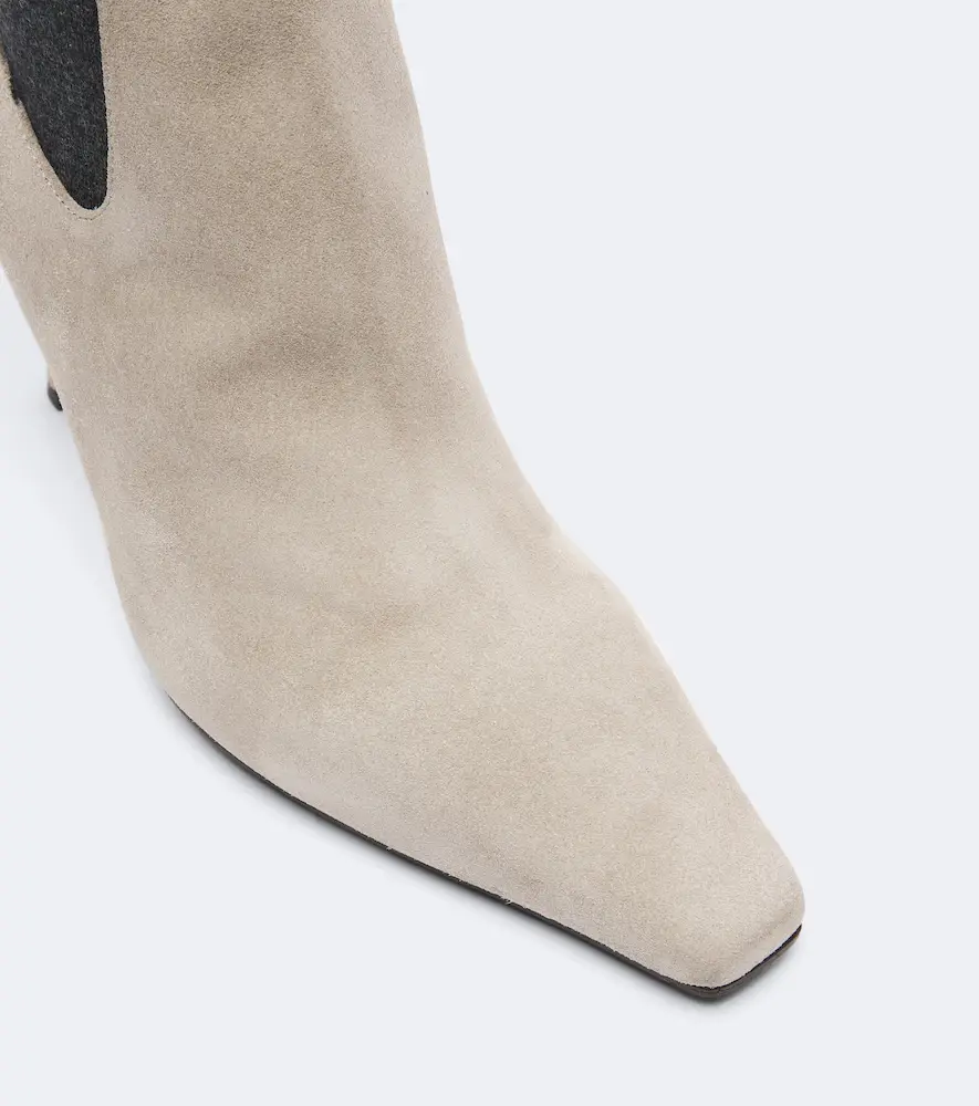 Brunello Cucinelli Monili suede ankle boots | Thumbnail 2 Brunello Cucinelli Monili suede ankle boots | Thumbnail 2