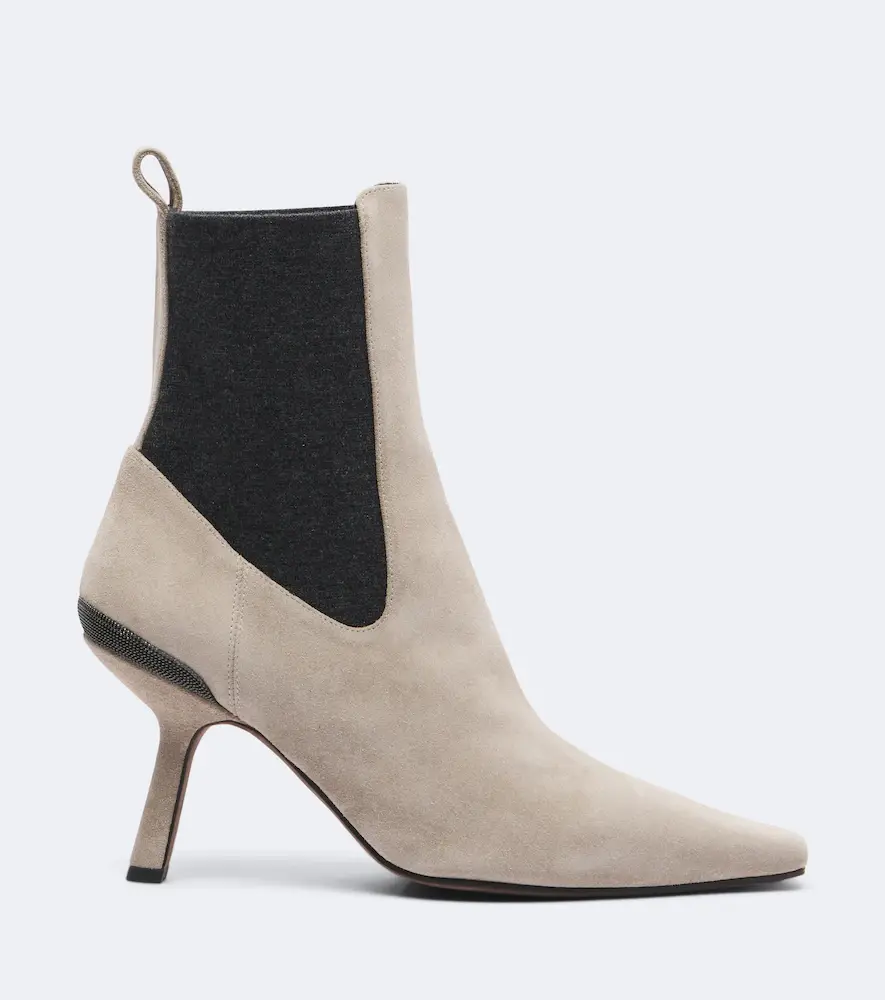 Brunello Cucinelli Monili suede ankle boots | Thumbnail 4 Brunello Cucinelli Monili suede ankle boots | Thumbnail 4