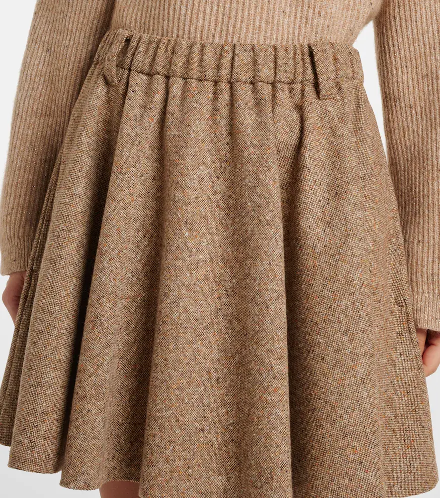 Brunello Cucinelli Monili wool-blend miniskirt | Thumbnail 2