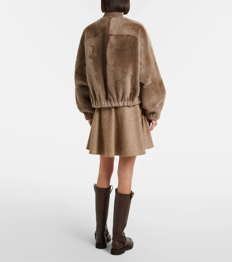 Brunello Cucinelli Monili wool-blend miniskirt | Thumbnail 3