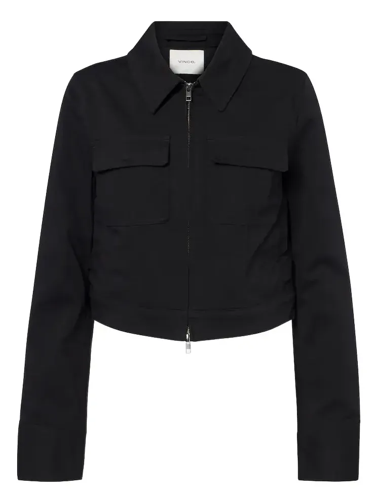 Cropped cotton jacket Cropped cotton jacket
