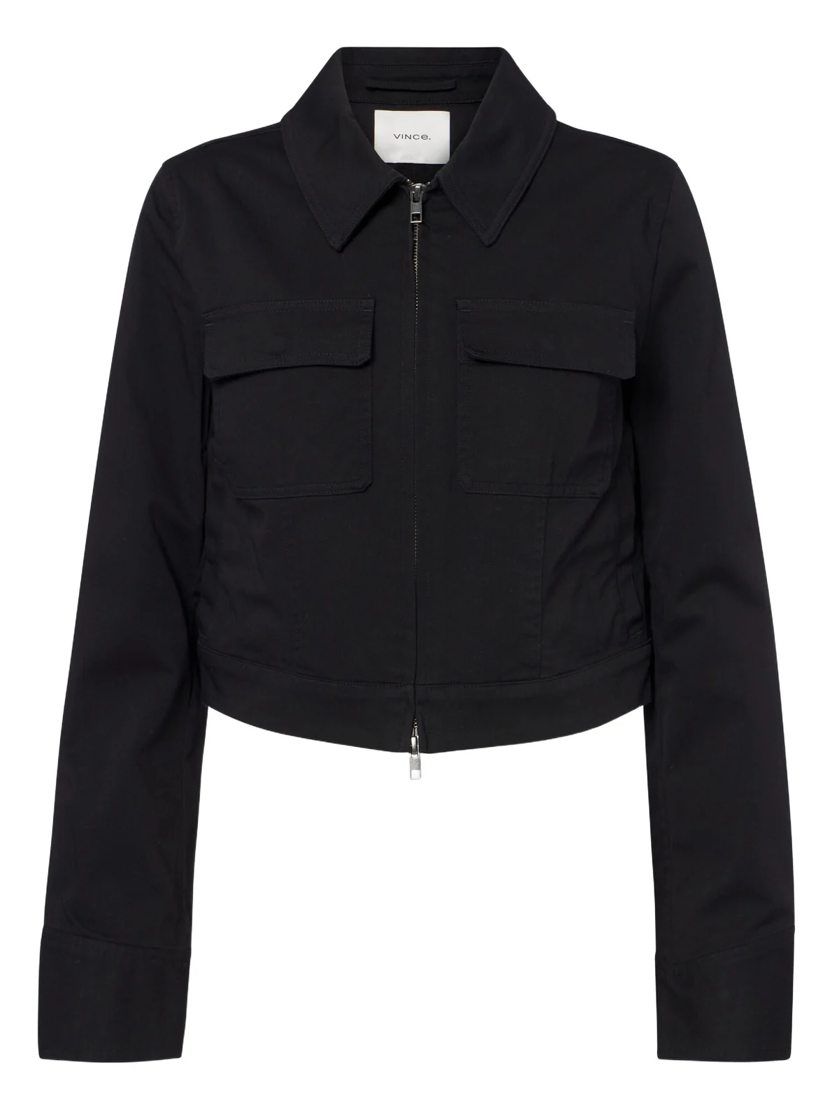 Cropped cotton jacket