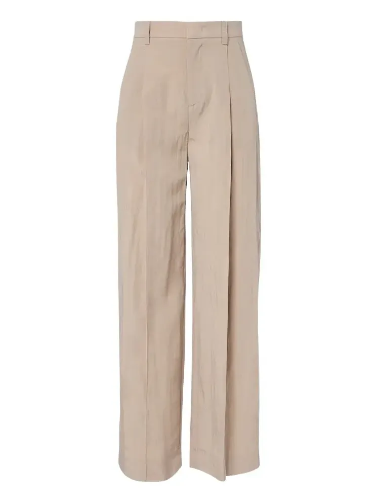 Pleated wide-leg pants Pleated wide-leg pants