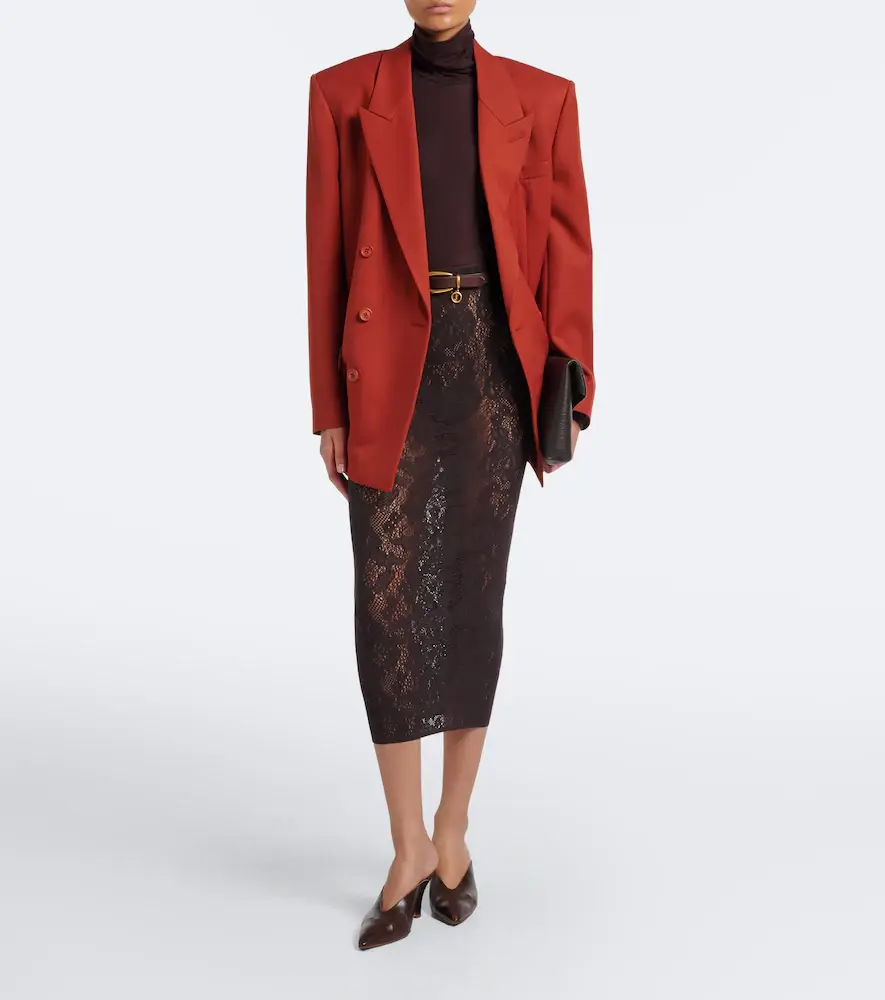 Wolford Infinite sheer lace midi skirt | Thumbnail 3 Wolford Infinite sheer lace midi skirt | Thumbnail 3