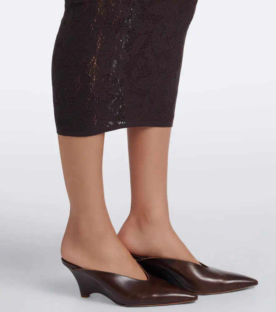 Wolford Infinite sheer lace midi skirt | Thumbnail 4 Wolford Infinite sheer lace midi skirt | Thumbnail 4