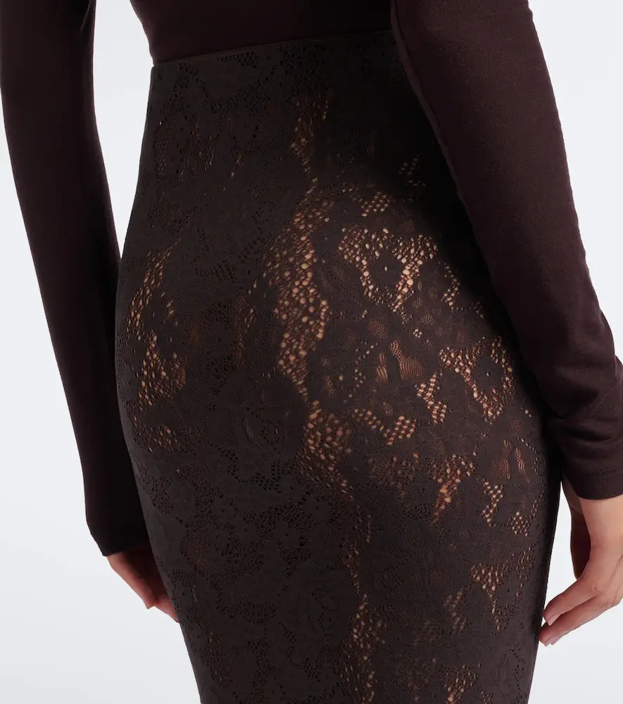 Wolford Infinite sheer lace midi skirt | Thumbnail 5 Wolford Infinite sheer lace midi skirt | Thumbnail 5