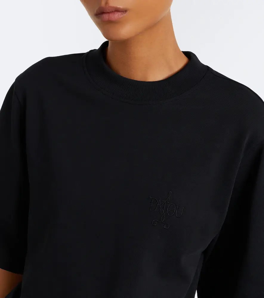 Patou Faille-trimmed cotton minidress | Thumbnail 2 Patou Faille-trimmed cotton minidress | Thumbnail 2