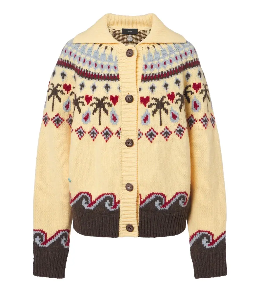 Alanui Sweet Winter virgin wool cardigan | Image 1 Alanui Sweet Winter virgin wool cardigan | Image 1