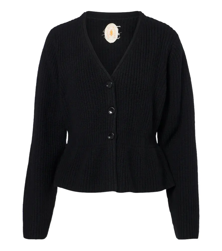 Jardin des Orangers Peplum wool and cashmere cardigan | Image 1 Jardin des Orangers Peplum wool and cashmere cardigan | Image 1