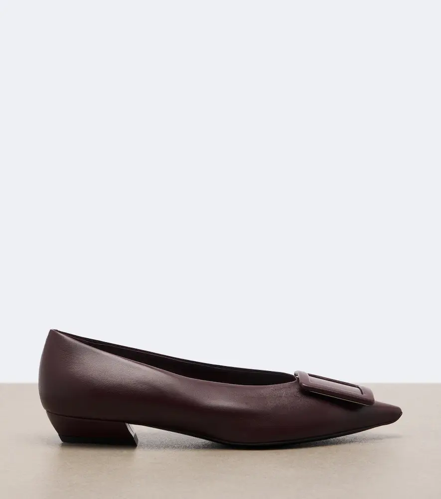 Roger Vivier Viv' in The City leather ballet flats | Thumbnail 4 Roger Vivier Viv' in The City leather ballet flats | Thumbnail 4