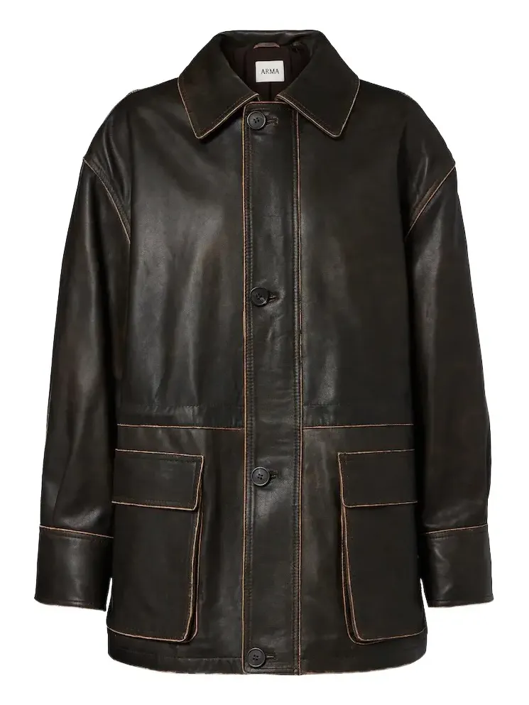 Maeve leather jacket