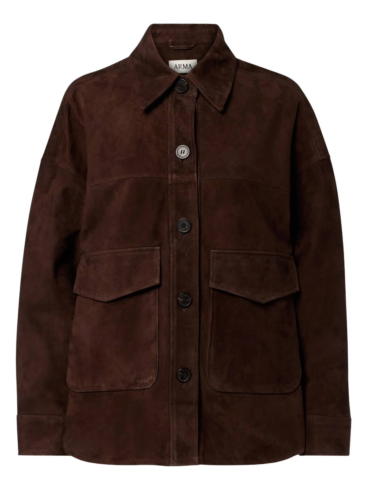 ARMA Kaylee suede shirt